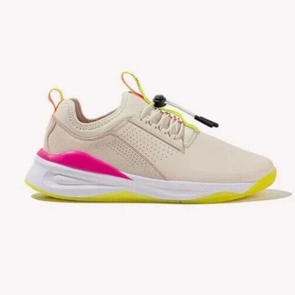 Clove Classic Beige Yellow Pink Sneaker Women Sz 7.5 / EU 38.5 NEW - Picture 1 of 6